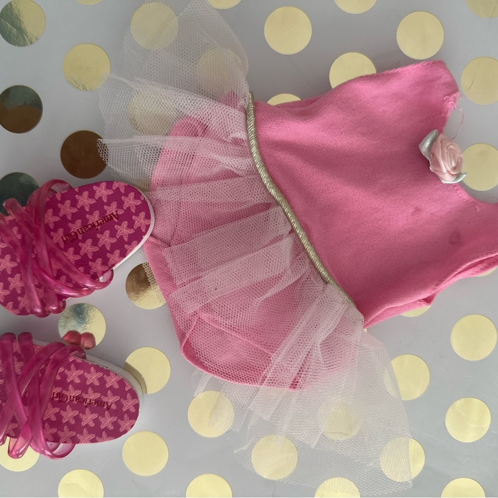 Pink Tutu Dress with Matching Shoes 18” doll